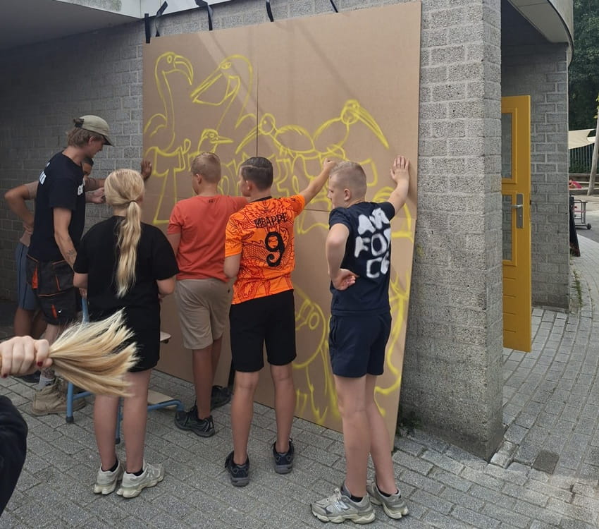 Graffiti school workshop en BSO